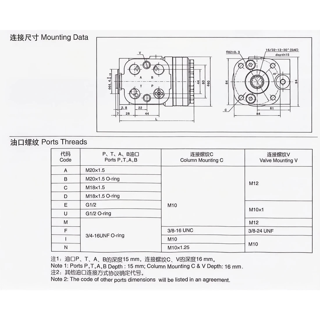 101-1,2,4 Series Hydraulic Steering Control Units