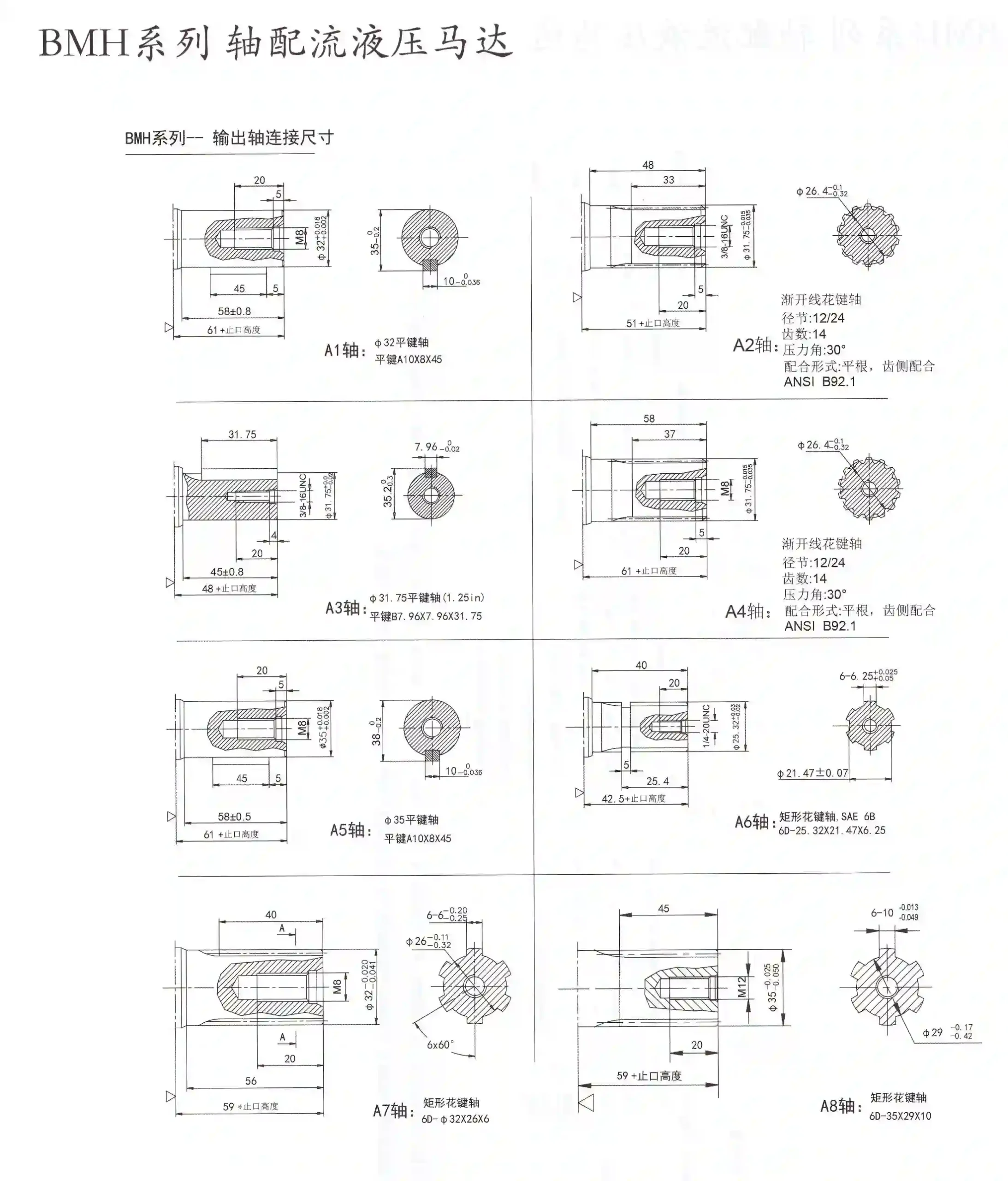 BMHOMH Series Orbital Hydraulic Motor Planetary Reducer with Orbit Hydraulic Motor