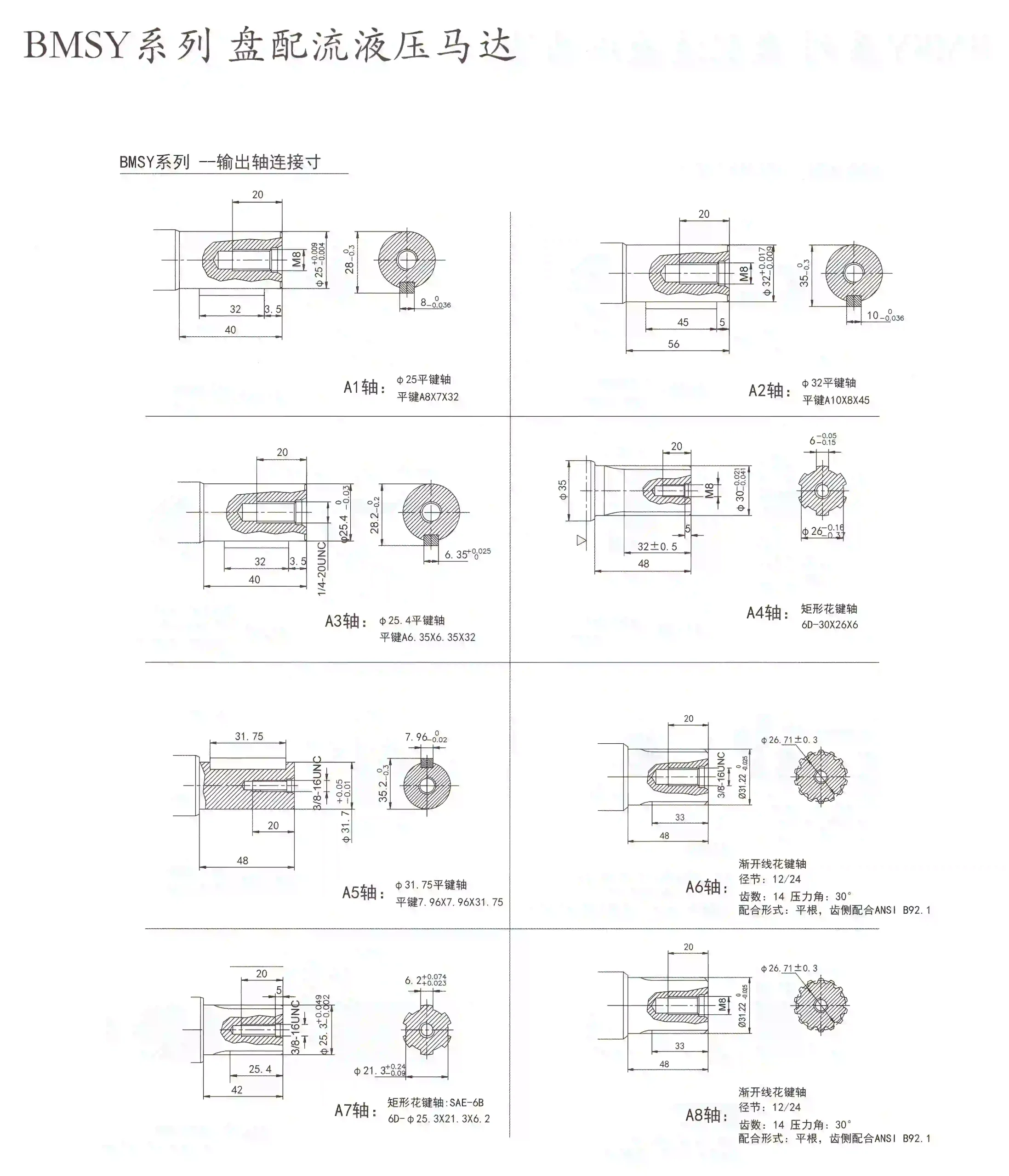 OMSY Series Orbital Hydraulic Motor 